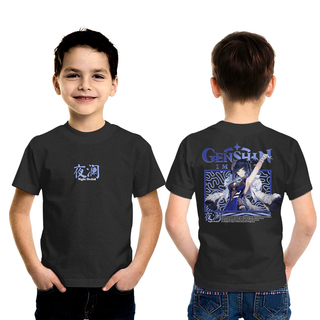 promo baju BISA COD YELAN NIGHT ORCHID pakaian anak laki-laki pakaian anak perempuan TSHIRT KAOS ANI