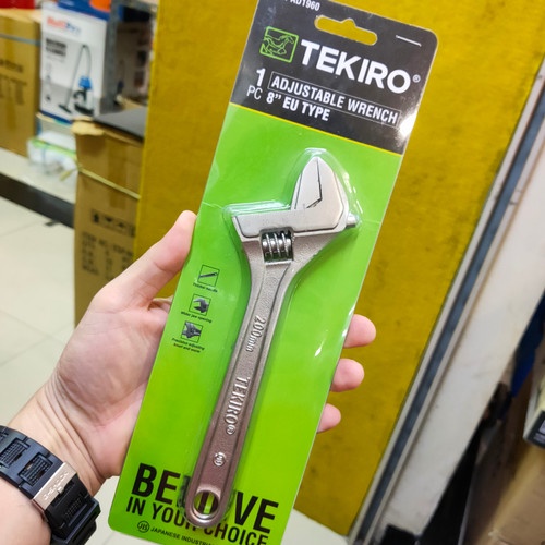 KUNCI INGGRIS Adjustable Wrench ukuran  8&quot; inch kunci pas tekiro japan