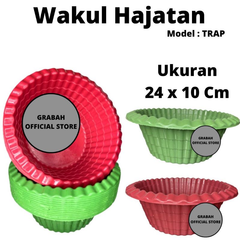 Wakul Hajatan Plastik / Waskom Hajatan / Wakul Berkatan TRAP - GRABAH OFFICIAL STORE