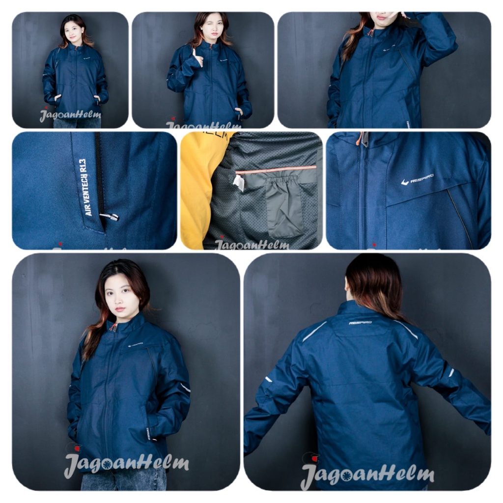 RESPIRO JAKET AIR VENTECH | NAVY | RESPIRO MOTOR JACKET