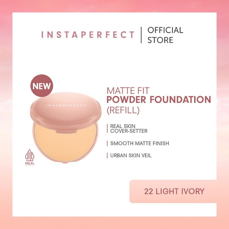 ☃️Cutezz_Ching1☃️Wardah Instaperfect Matte Fit Powder Foundation Refill