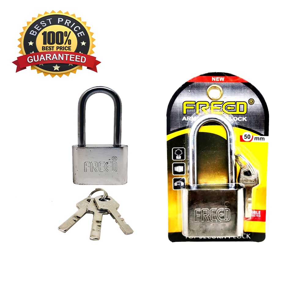 Gembok Nekel Panjang FREED 30 40 50 60 mm Rumah Industri Padlock