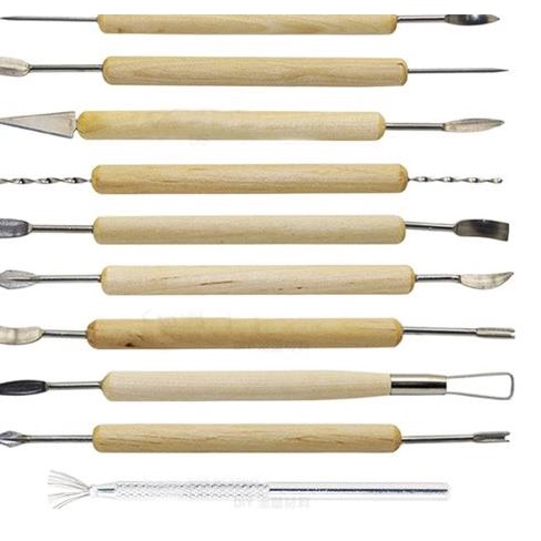 

Pottery & Sculpting Art Tools Set isi 11 / Clean up Tools Kit