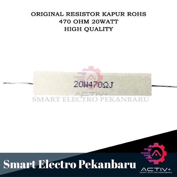Jual ORIGINAL ROHS RESISTOR 20 WATT 470 OHM RESISTOR KAPUR 20WATT ...