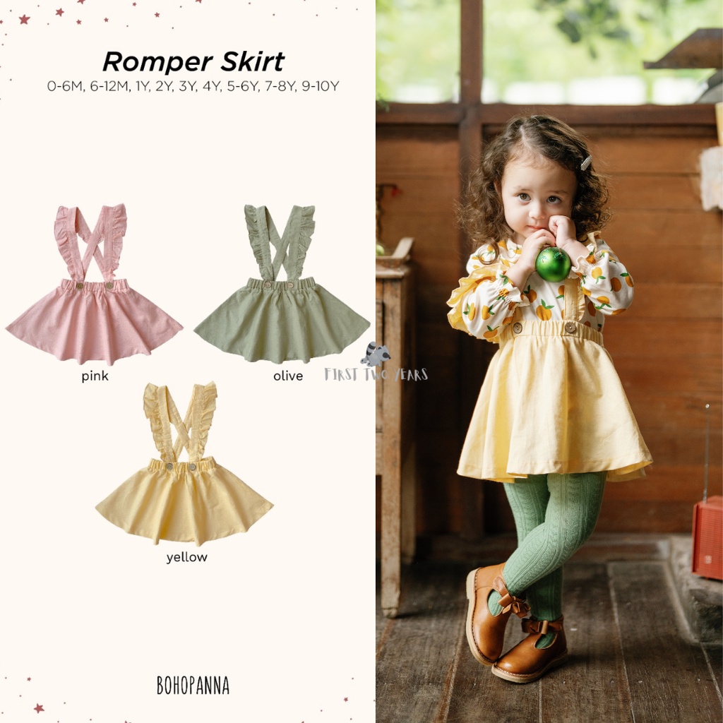 Bohopanna - Romper skirt / Romper Rok Anak Perempuan