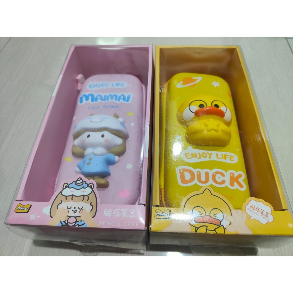 Tempat Kotak Pensil Karakter Squishy 3D Tempat pensil karakter CS14