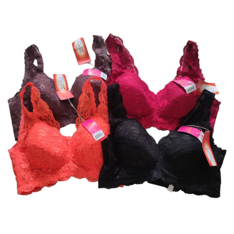 BH renda wanita bra tanpa kawat fashion
