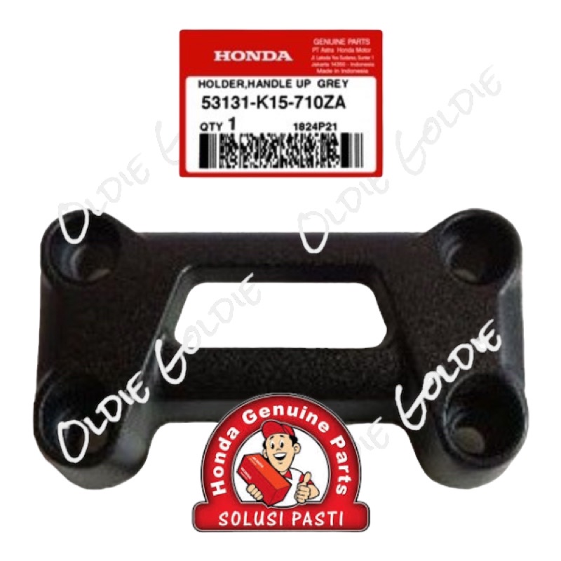 53131-K15-710ZA Holder Raiser Atas Holder Handle Upper NEW CB 150 R CB 150R CB150R LED 2021 GREY AHM