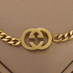Kalung sisis naga G*C titanium korea style anti karat