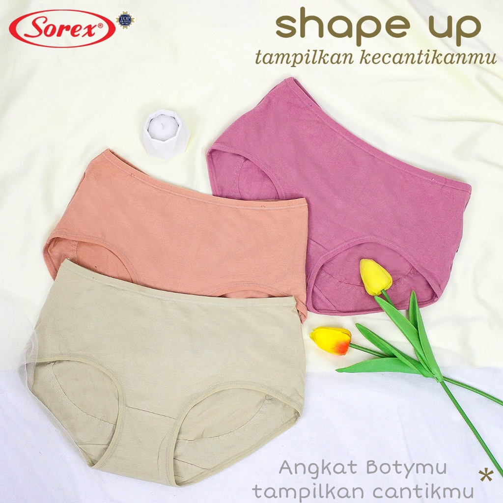 Celana dalam wanita Sorex shape up / CD Sorex pengangkat booty