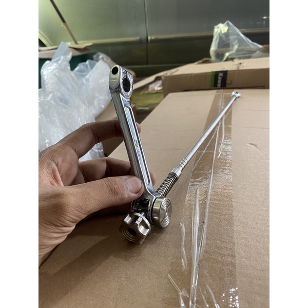 paha rem bajaj pulsar import krom set stik rem stenlis handmade