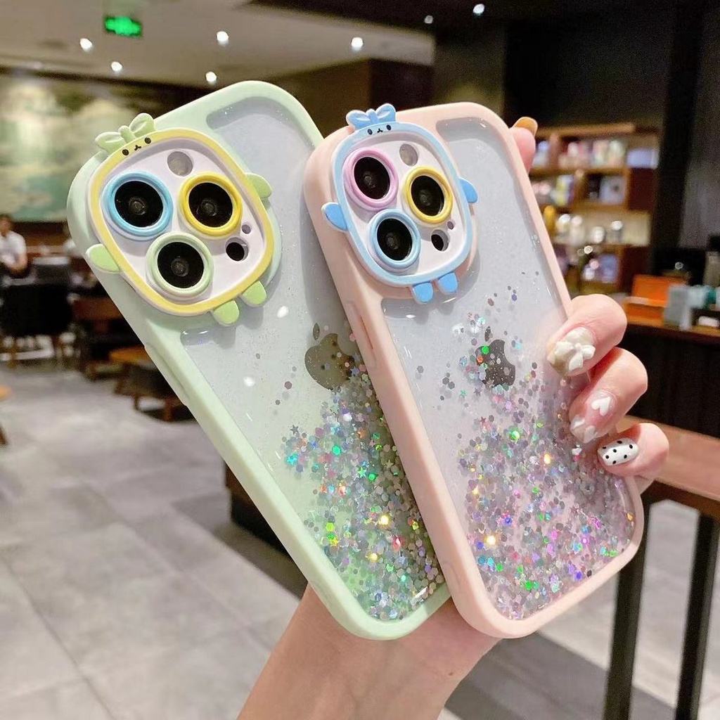 IPHONE 11 11 PRO 11 PRO MAX XR X XS XS MAX 7G 8G SE 2020 SE 2022 7 PLUS 8 PLUS | PITACHU SOFT CASE CAMERA PRO JELLY RESIN GLITER STAR