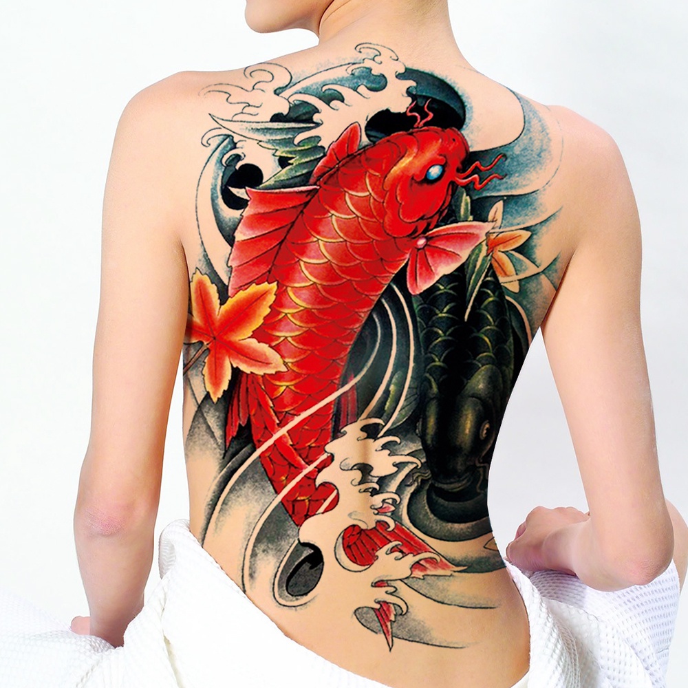 Tato temporer full body tattoo satu badan temporary tatoo tatto warna