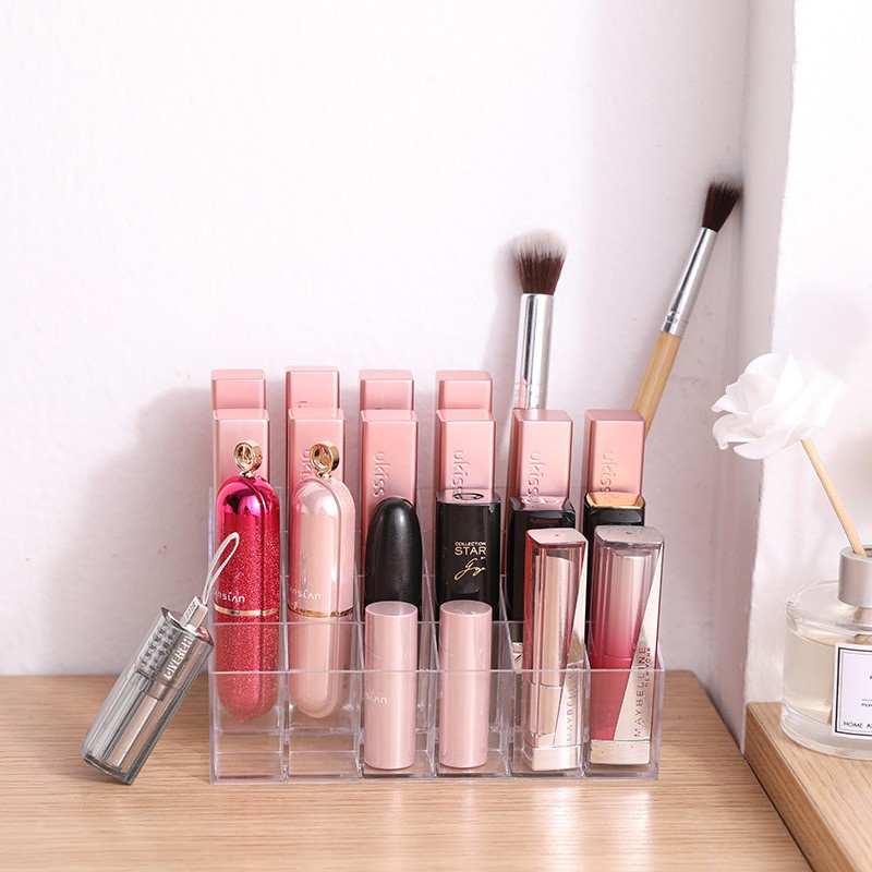 IKILOSHOP Tempat Lipstik Akrilik Organizer Lipstic Holder 24 Grid