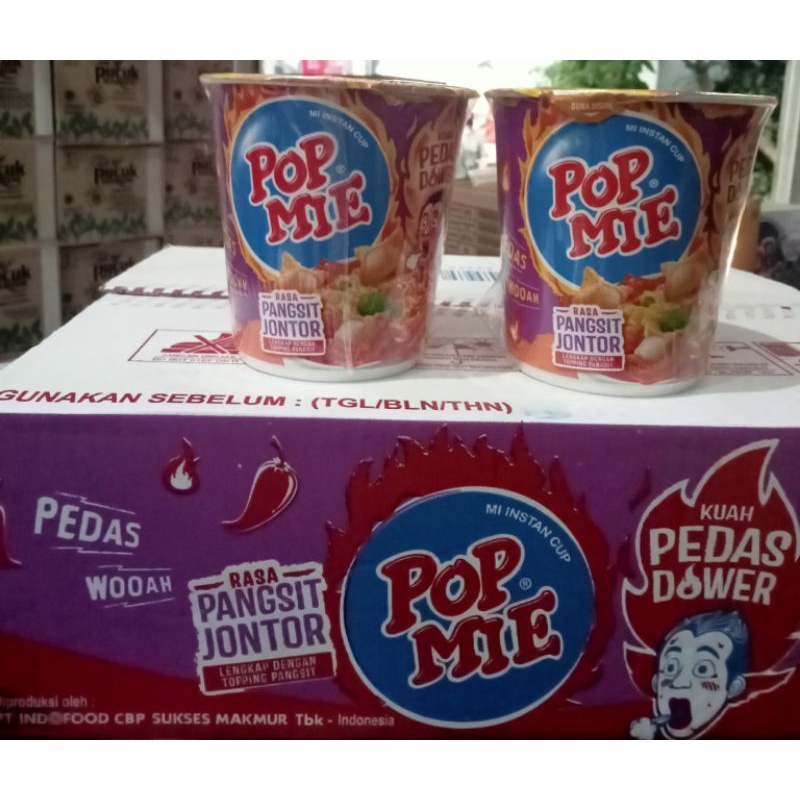 Jual Popmie Kuah Pedas Pangsit Jontor 75gr Shopee Indonesia