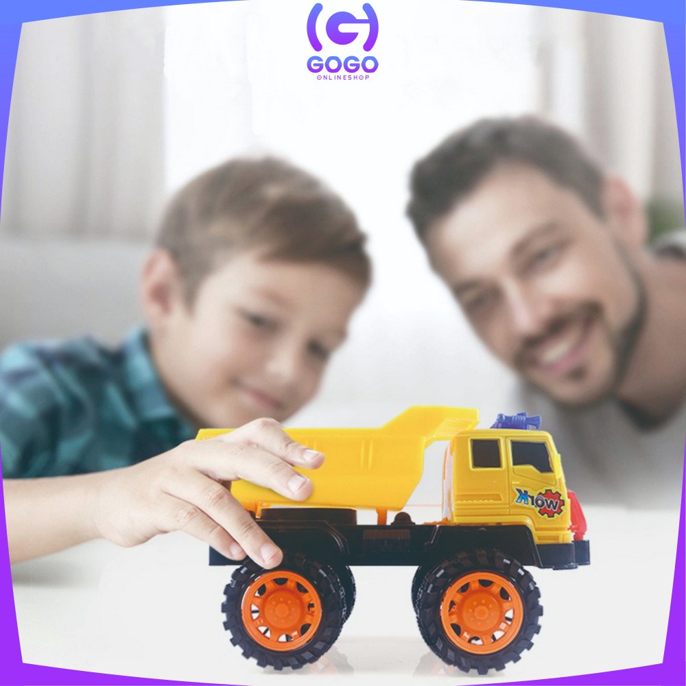 GOGO-M188 Mainan Anak Mobil Mobilan Truk Besar Mainan Truk Pasir Dump Truck / Mobil Beko Excavator