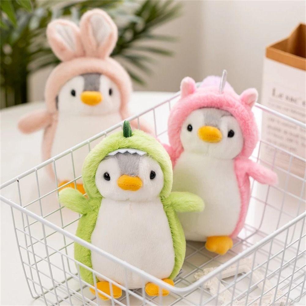 Needway   Pinguin Mainan Mewah Hadiah Ulang Tahun Kawaii Cross-dress Untuk Bayi Untuk Anak 20cm Boneka Hewan Plush