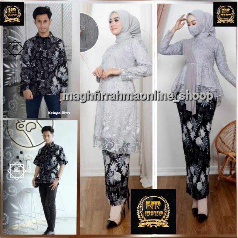 COUPLE KEBAYA DAN BATIK / KEBAYA SERAGAM / KEBAYA TUNIK / KEBAYA WISUDA /