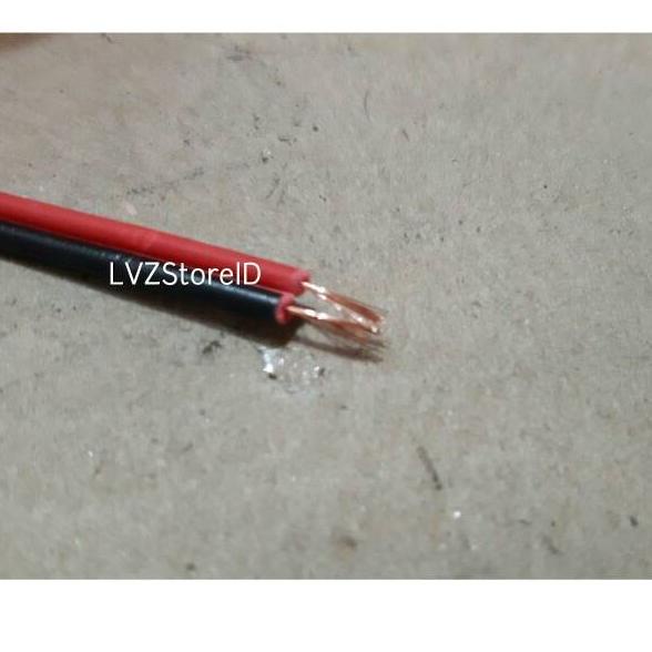 KABEL SERABUT AWG 24 MERAH HITAM 1 ROLL
