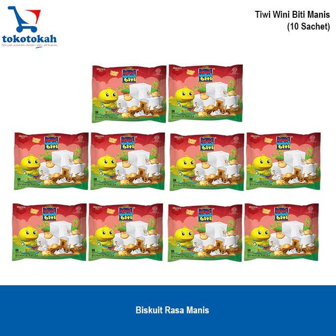 

TINI WINI BITI biskuit anak Manis 20 g bentuk binatang 10 sachet