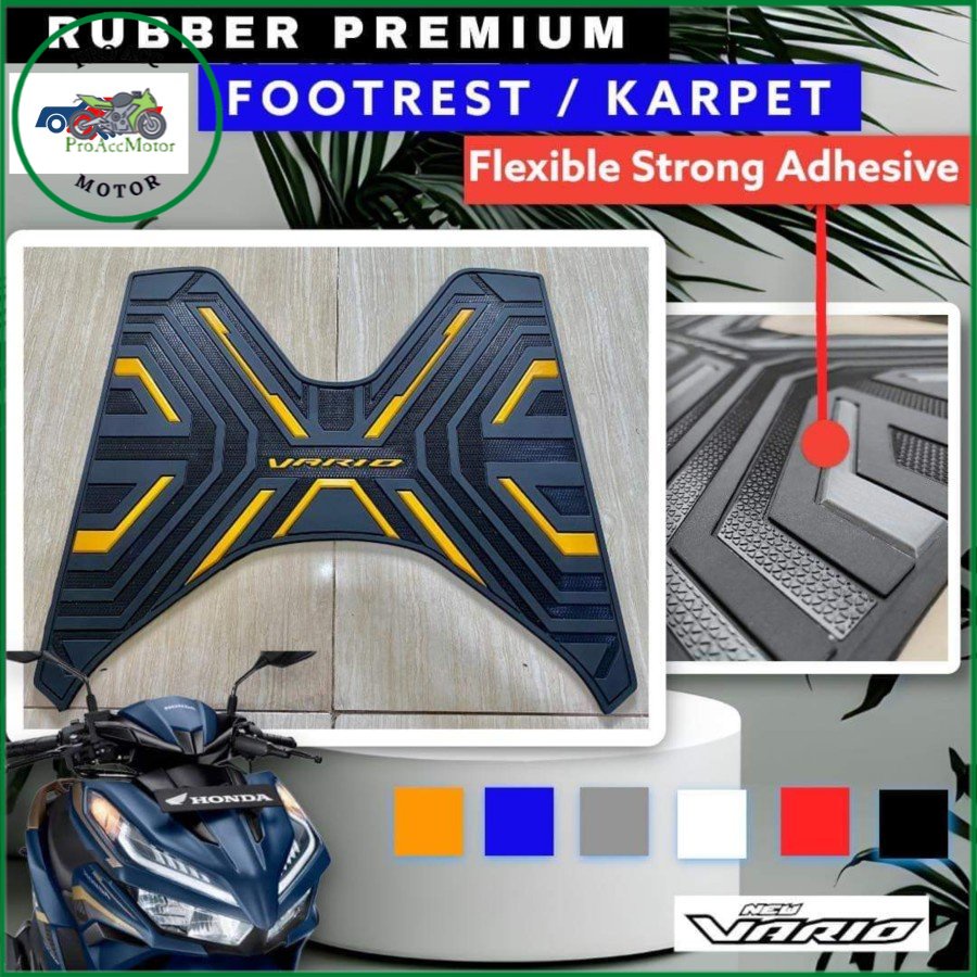 Karpet Vario 125 New Karpet Pijakan Kaki Vario 125 2018-2022 Step Floor Vario 125 (proaccmotor)