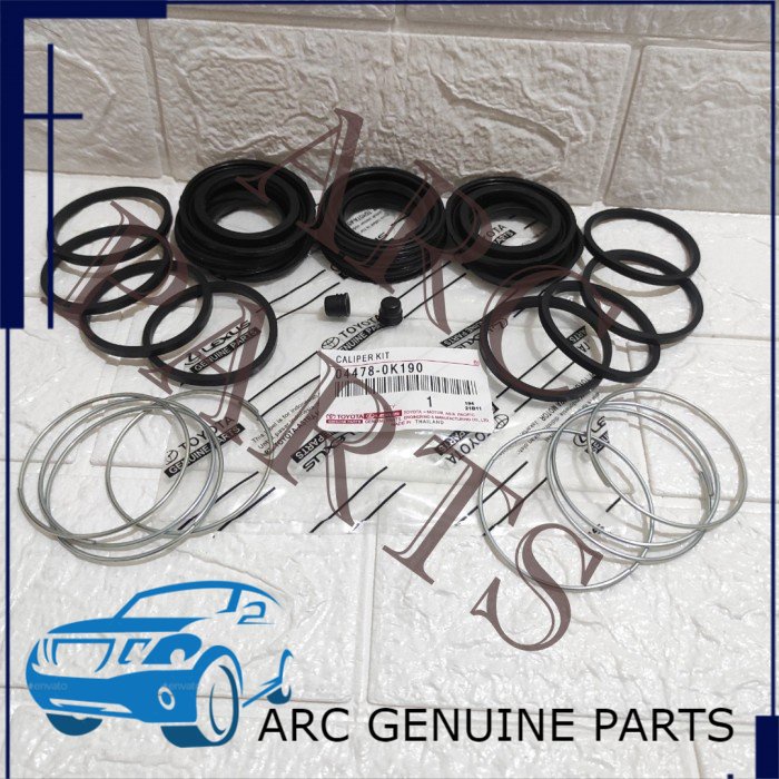 Caliper Kaliper Kit Seal Rem Cakram Toyota Hilux REVO Fortuner VRZ Set