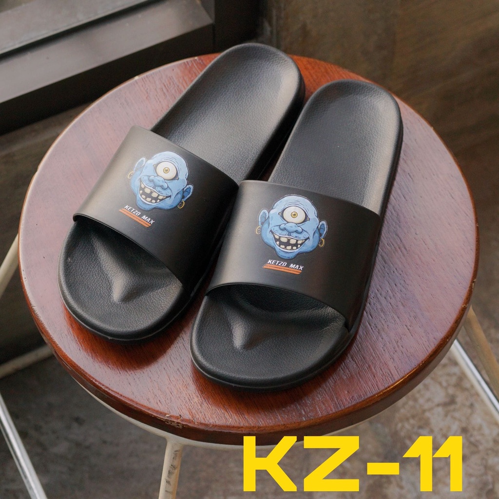 sandal selop Adinova bahan karet Design Simple ( KZ09-KZ16 )