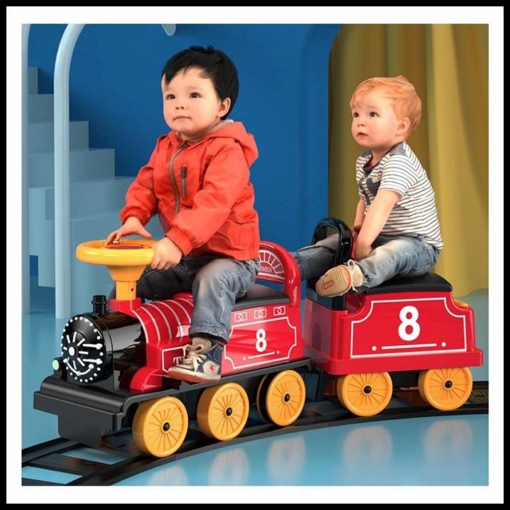 Promo Kereta Api Anak / Kids Train / Mobil Aki Anak Model Kereta