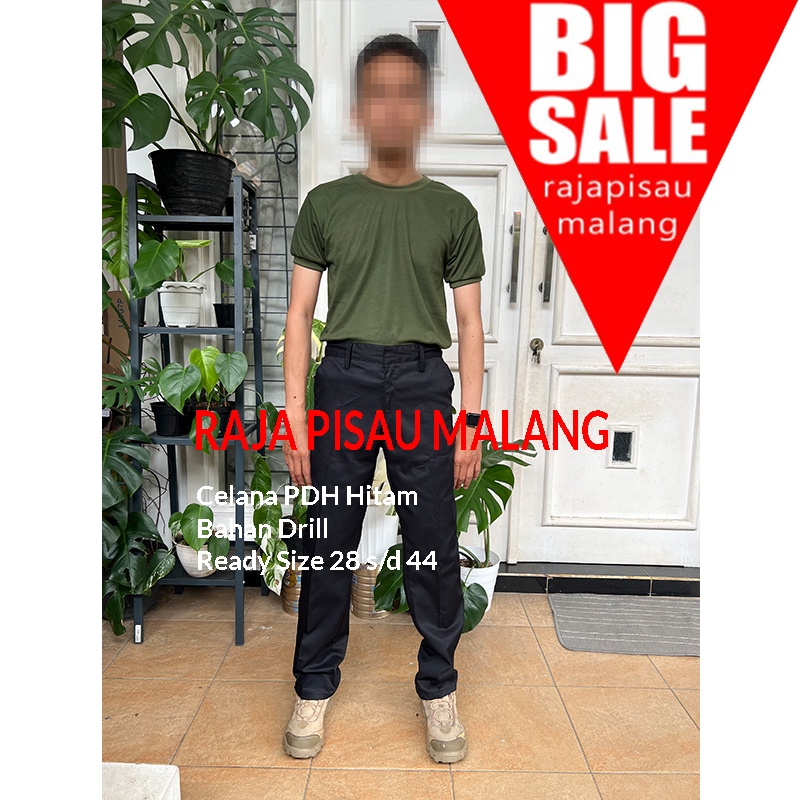 Celana PDH Hitam Celana Panjang Hitam Premium/Celana kerja formal/Celana Pdh Hitam