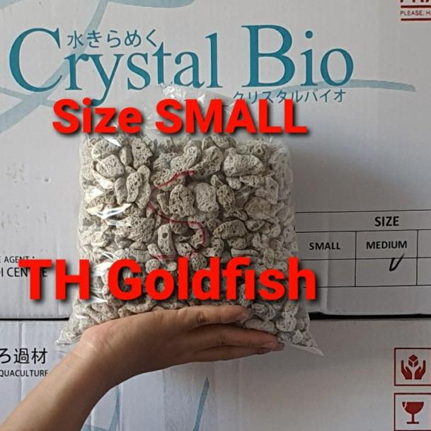 Repack 1/2 kg Size S (Small) Crystal Bio Media Filter