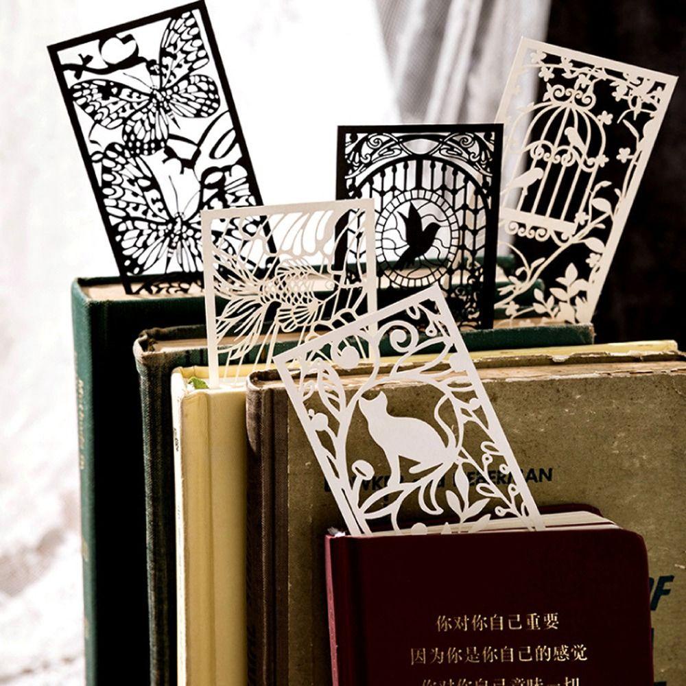 Mxbeauty Hollow Paper Bookmark Siswa Alat Tulis Hadiah Anak Buku Penanda Halaman Holder Membaca Bookmark Perlengkapan Sekolah Penanda Catatan