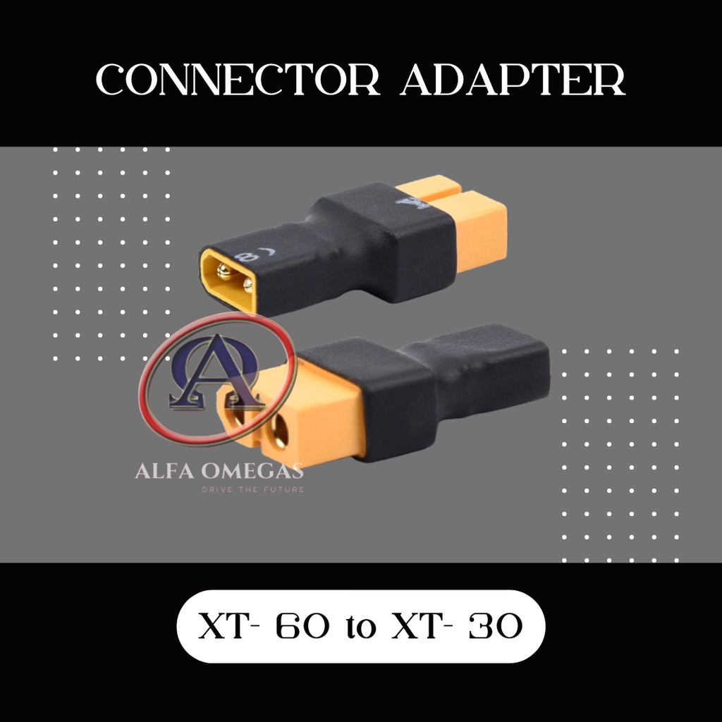 XT- 60 to XT- 30 Connector Adapter Extension