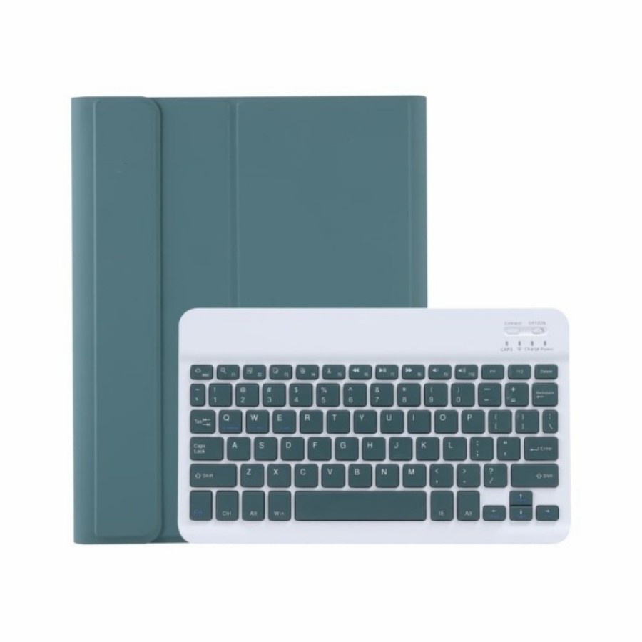 Huawei lpad Samsung Xiaomi tablet leather flip book cover case with wireless rechargeable detachable keyboard