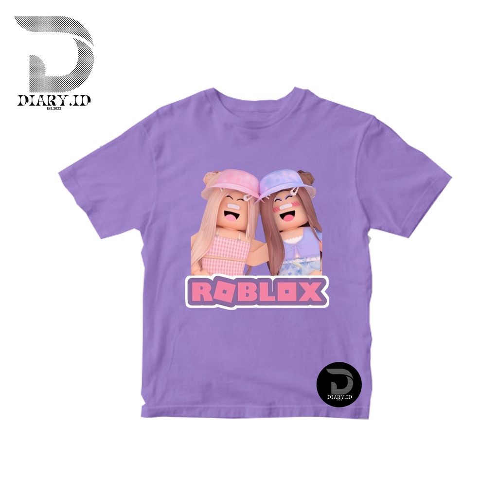 BAJU KAOS ANAK ROBLOX GIRLS UNTUK ANAK PEREMPUAN DAN LAKI - LAKI BAHAN PREMIUM KUALITAS DISTRO TERLA