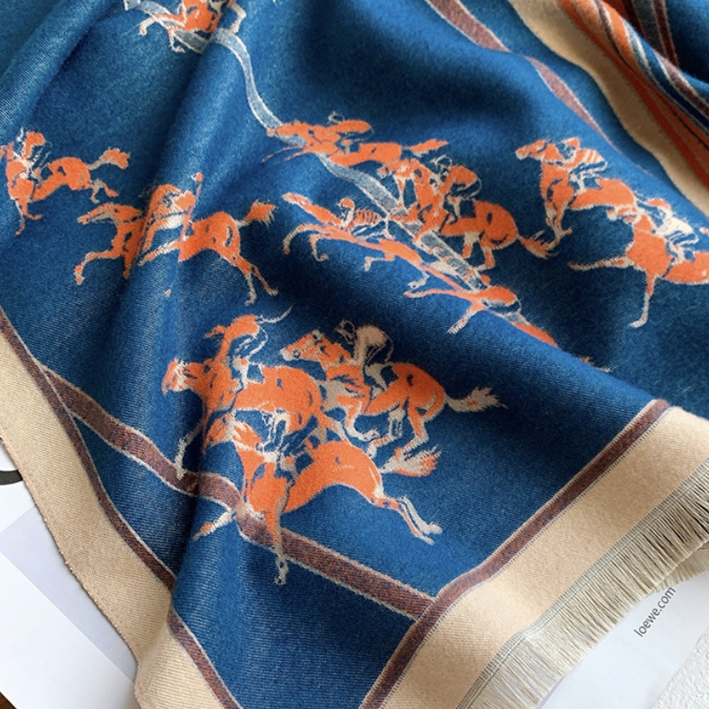 Syal &quot;Sherine&quot; 65 x 185 Motif Polos Anggun yang mewah Bahan High Grade Cashmere Immitation