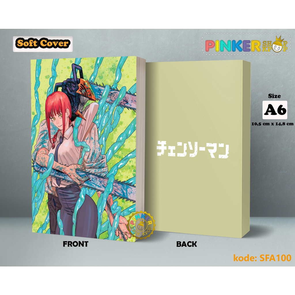 

(SFA100) Pocket Note Chainsaw Man 3 Makima X Denji Softcover