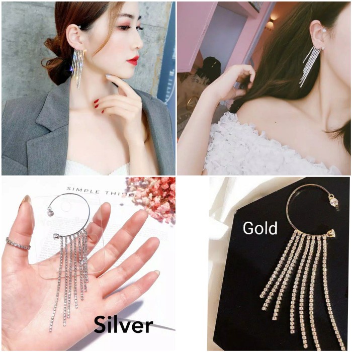 Free Earpiece Earcuff Earclip Hiasan Telinga Aksesoris Pesta Bma19