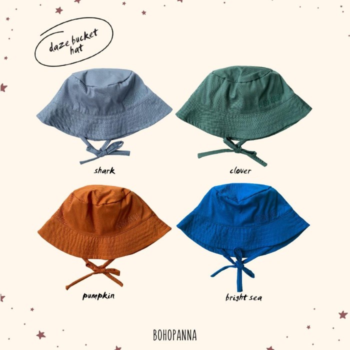 BOHOPANNA Lizzie Bucket Hat - Topi Anak