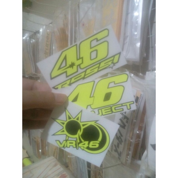 sticker 46 palentino rossi cutting