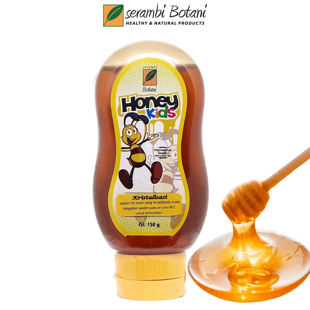 

Madu Anak Asli Murni 150 gr Standar Internasional Serambi Botani