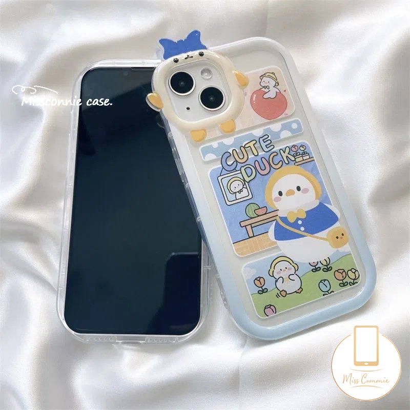 Casing Lensa 3D Bow Little Monster Lucu Redmi A1+9 10 9A 10A 9T 10C 9C NFC Mi 11Lite PO CO M3 Pro X3 NFC Redmi Note10 11Pro+11 8 9 11s 10 Pro Max Plus Kartun Bebek Sarung