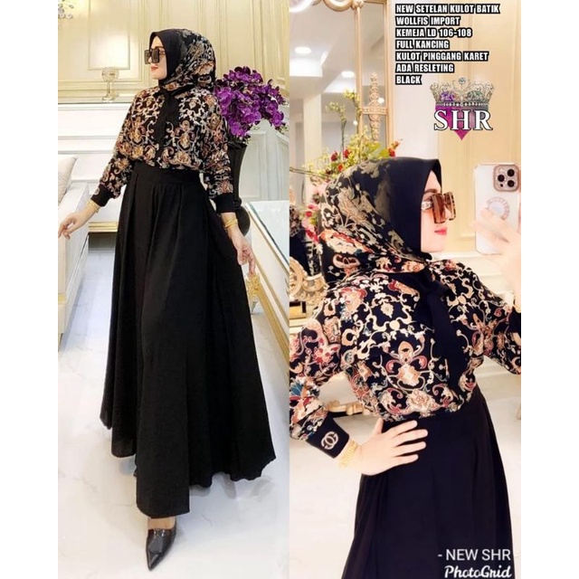 SET KULOT BATIK SHR