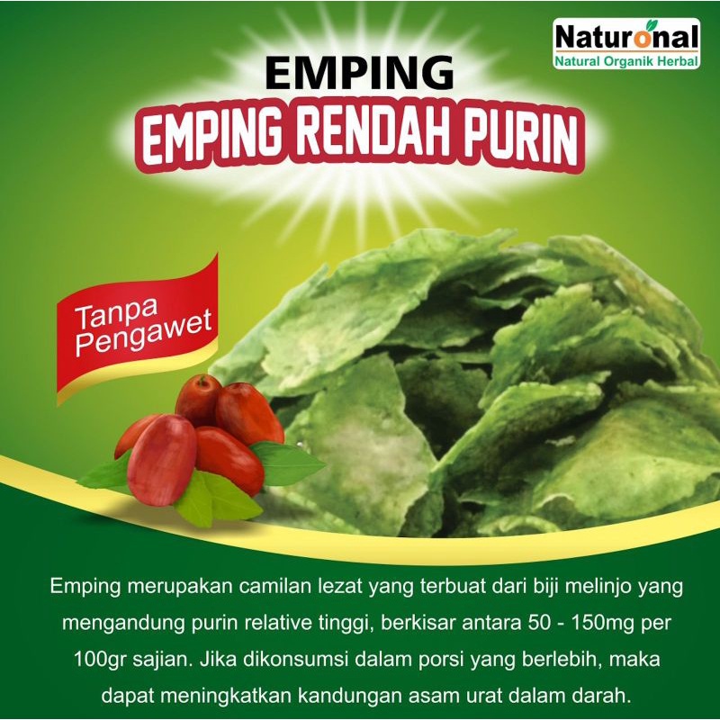 

Emping Melinjo/Emping Sehat/makanan sehat/