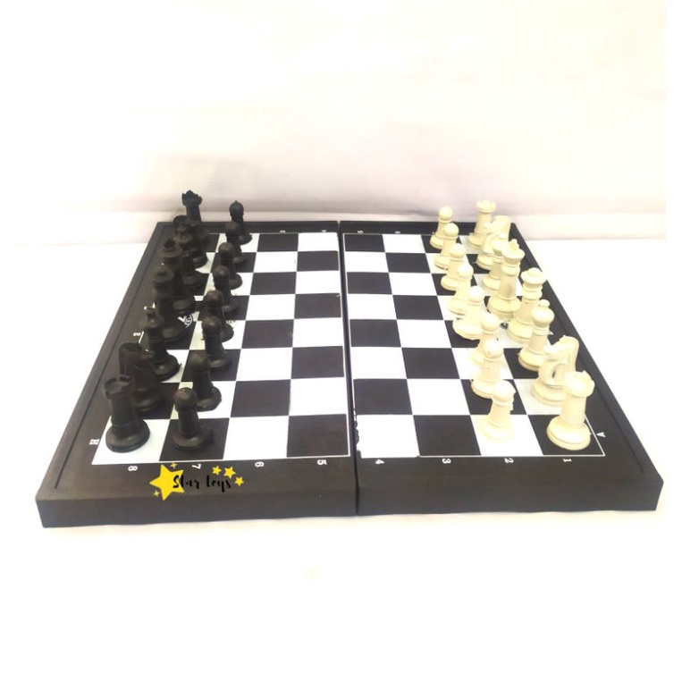 Papan catur lipat plastik