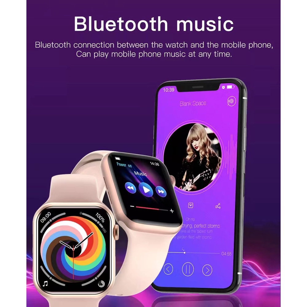 Jam Tangan Pintar Pria T500 Smartwatch Tahan Air + Layar Sentuh Bluetooth dengan Pedometer + Monitor Tekanan Darah Denyut Jantung + Kalkulator y68