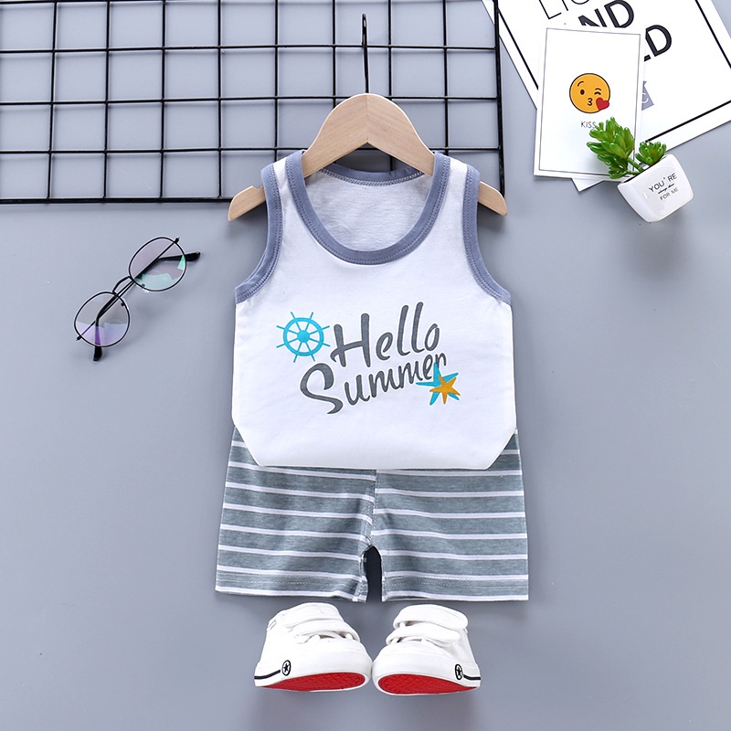 ByKiddos - 1-5 TH Setelan Baju Bayi Impor / Baju Anak Laki-laki / Anak Perempuan / Setelan Kaos Anak / Baju Bayi Lengan Pendek PART 7