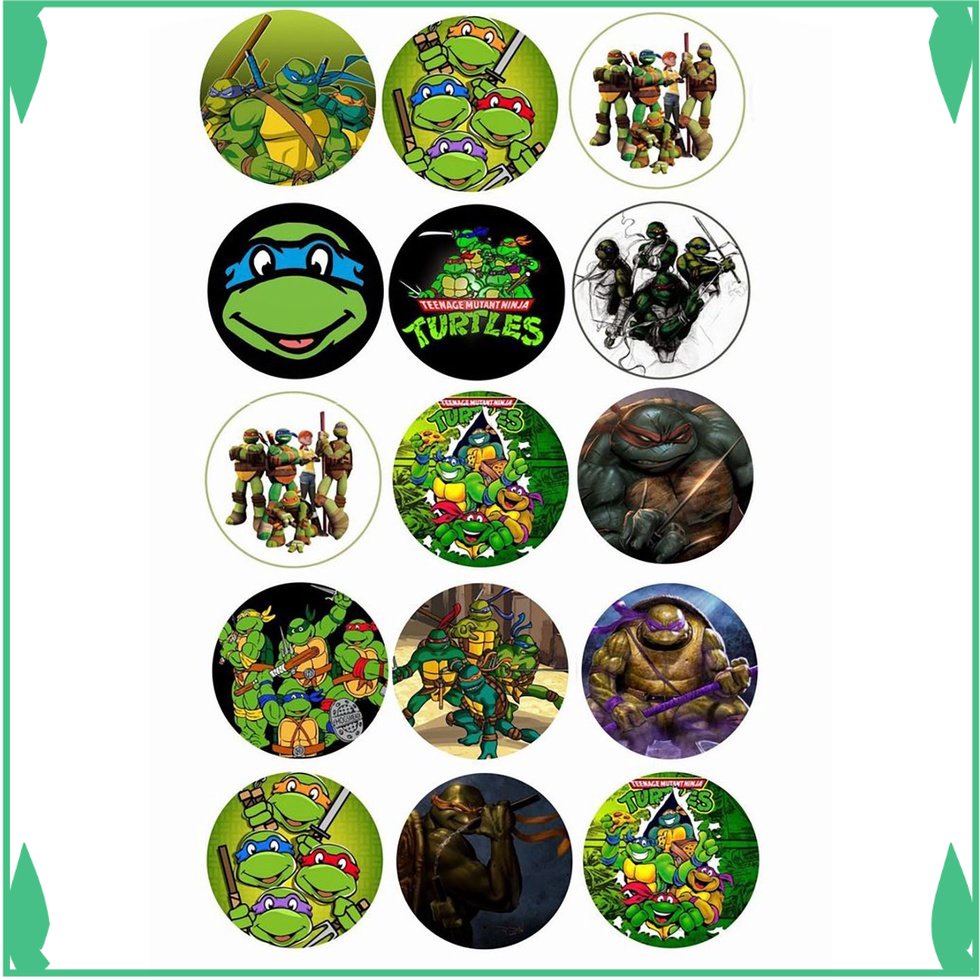 

TOPER KUE CUPCAKE TOPPER CUSTOM KARAKTER NINJA TURTLES FADHILSOUVENIR