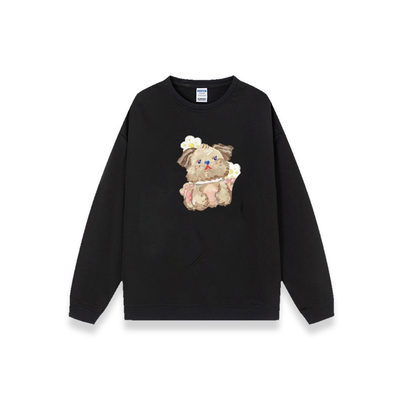 2 warna korean style atasan baju wanita kekinian Sweater Oversize Animal Doll Baju Wanita/Switer Wanita