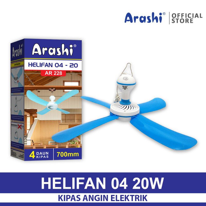 ARASHI KIPAS ANGIN HELIFAN 04-20 / ARASHI KIPAS ANGIN GANTUNG PLAFON / KIPAS ANGIN BALING2