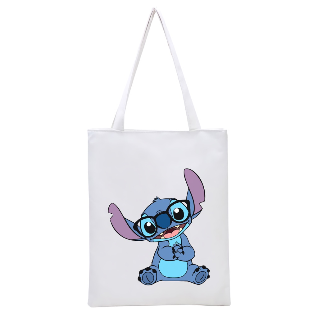 NEW String bag / Totebag Printing Stitch Lilo tas unisex || Kiiyoomii ||